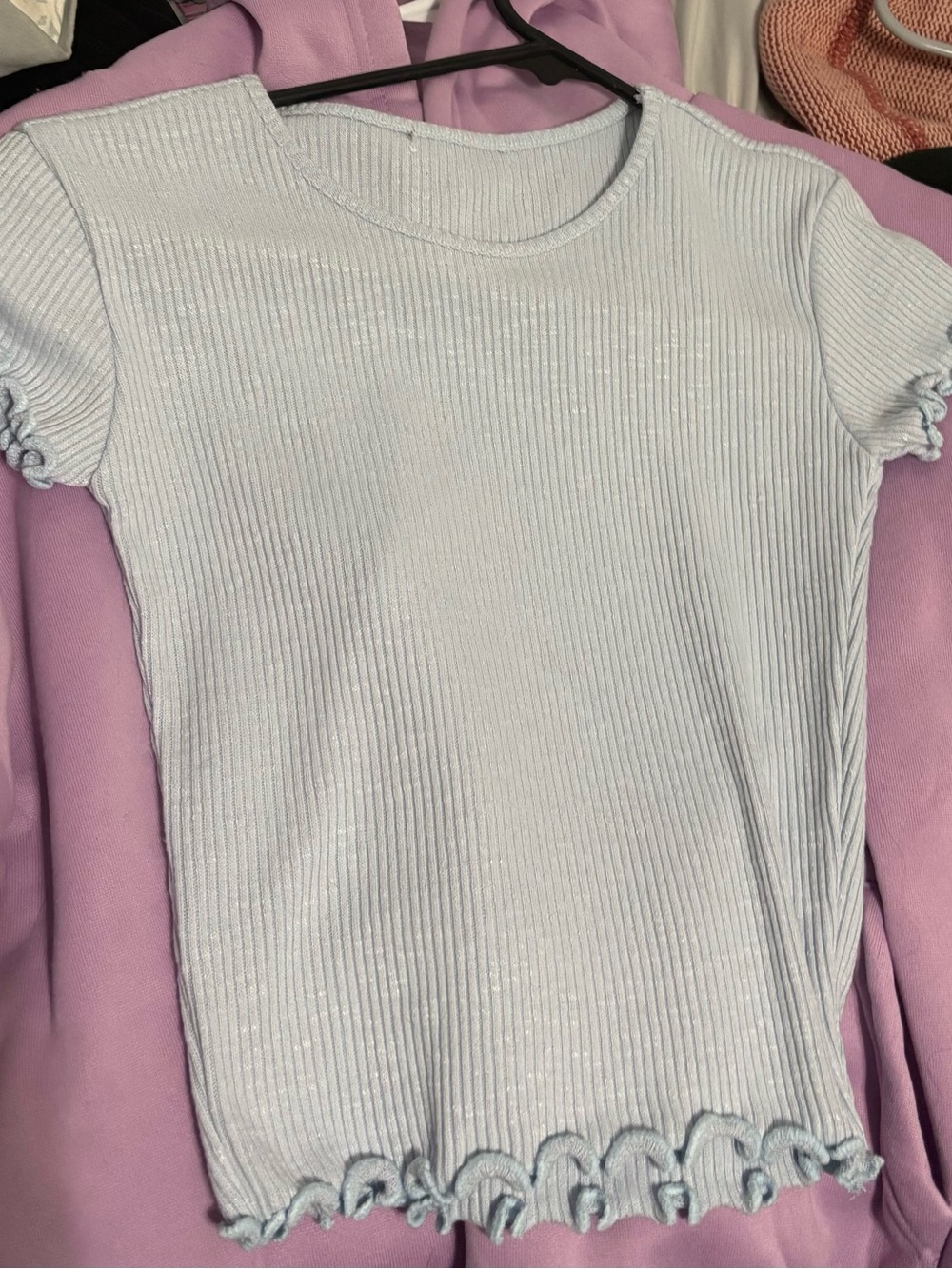 Blue tee shirt